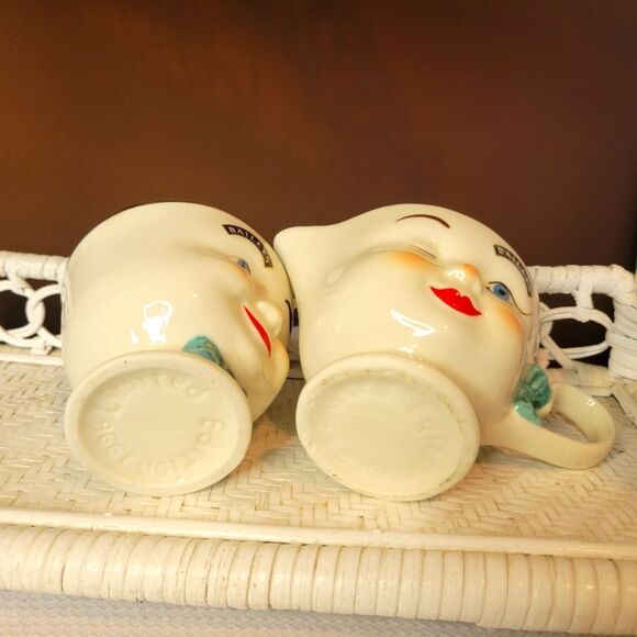 Vintage Baileys Winking Face Creamer & Sugar Set – 1990s - Picture 7 of 9